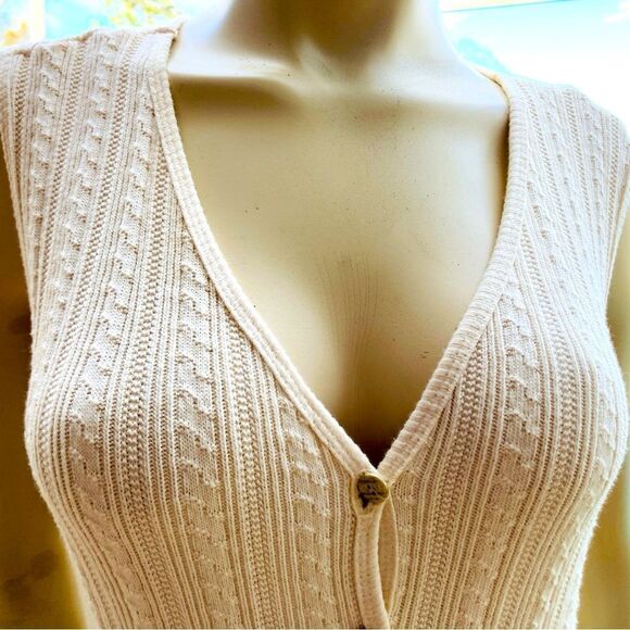 Authentic A.K.A Sleeveless Knit Maxi Dress M - Picture 3 of 6